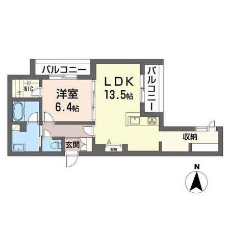 クールマノワール朝生田の物件間取画像